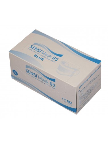 [BFE 95%] 日本版 SENSI Surgical Face Mask 95 外科口罩 (藍色)